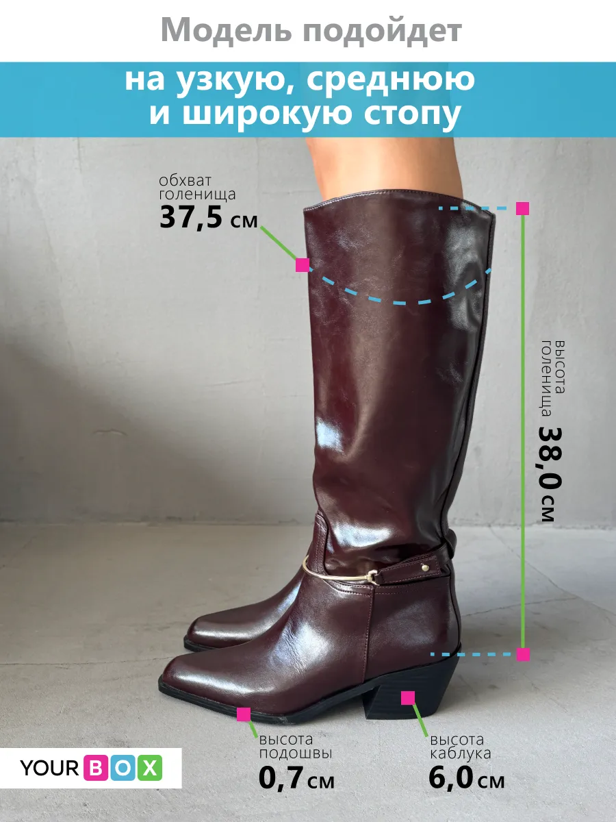 Сапоги женские экокожа