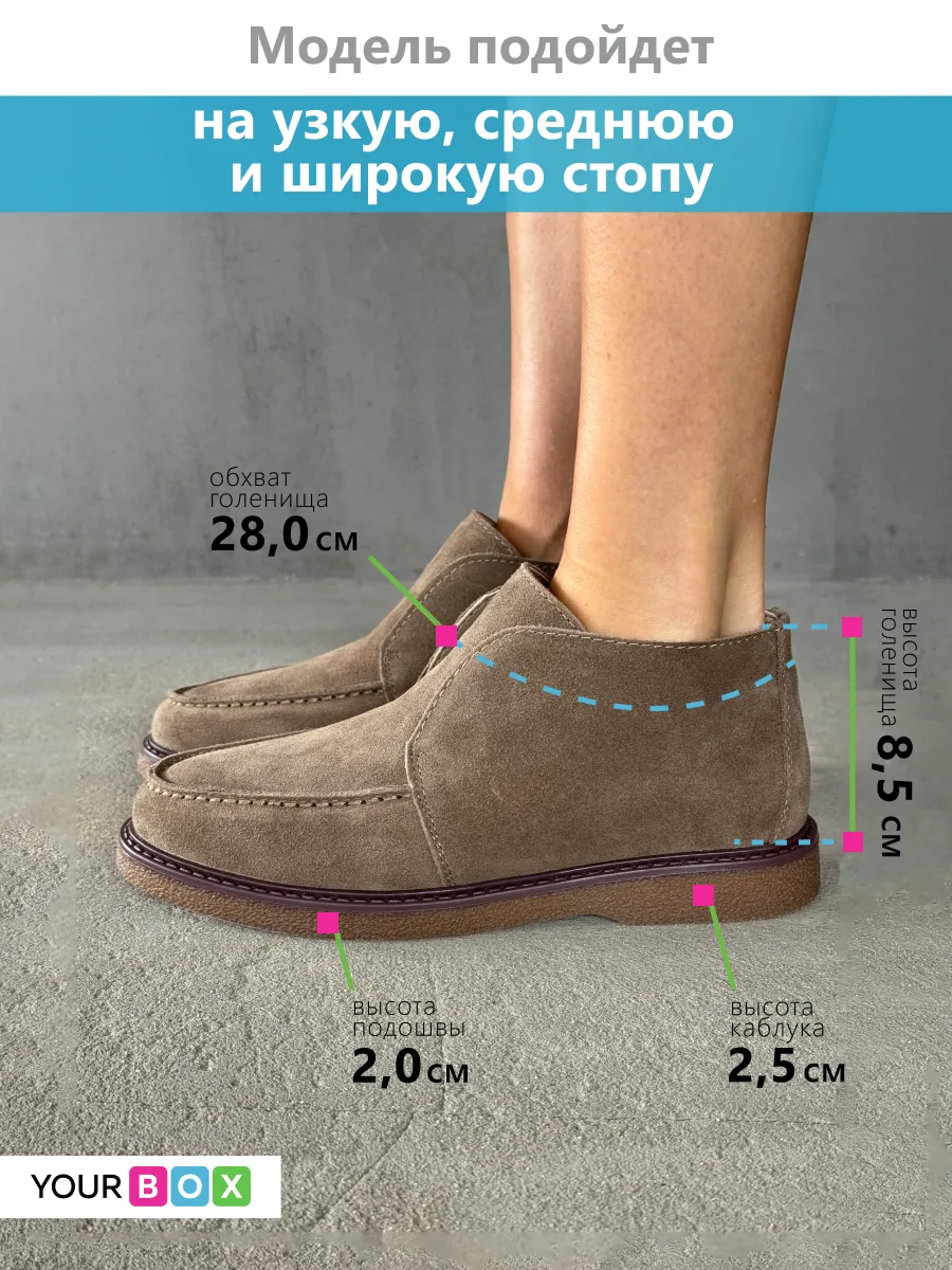 Зимние ботинки на платформе