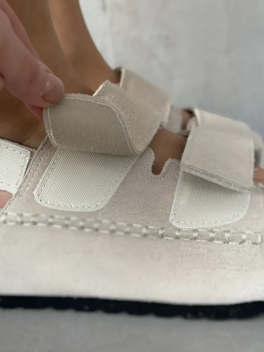 Босоножки женские натуральная замша