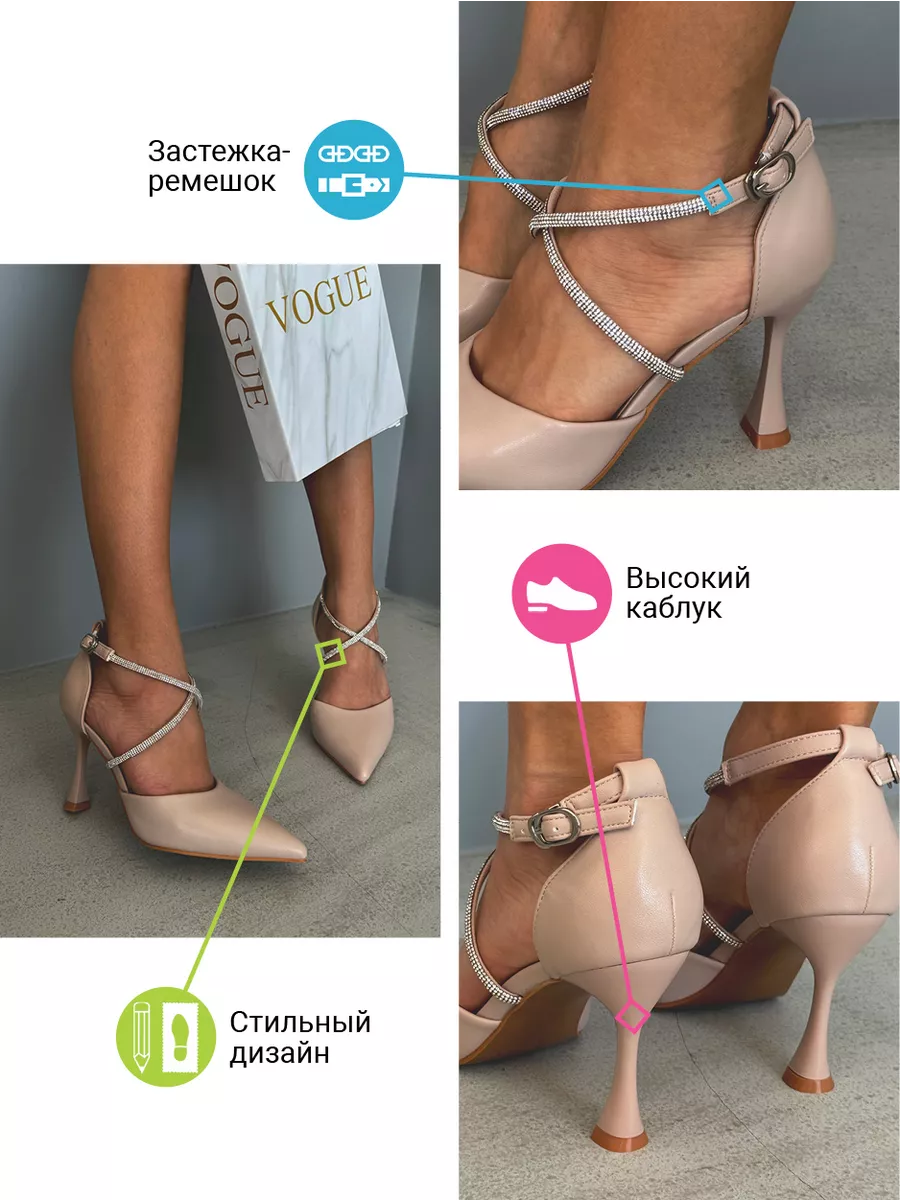 Туфли женские экокожа