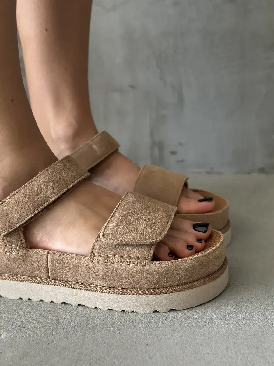 Босоножки женские натуральная замша