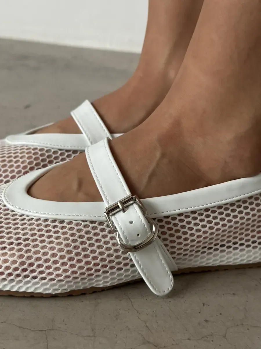 Балетки женские текстиль-сетка