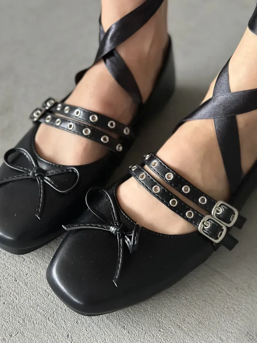 Балетки женские экокожа