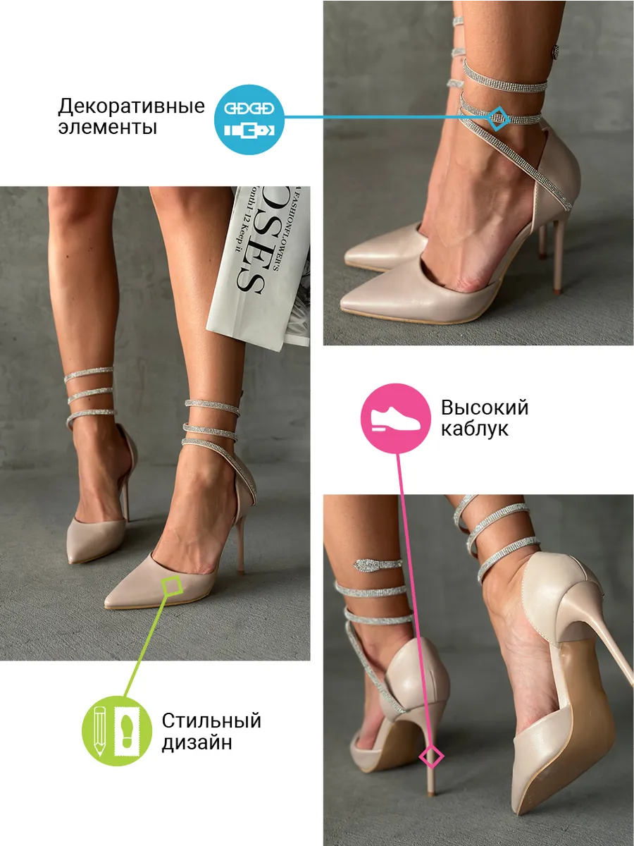 Туфли женские текстиль