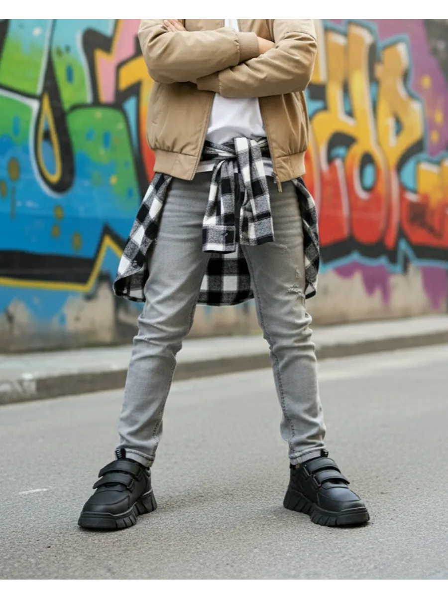 Демисезонные ботинки подростковые кеды