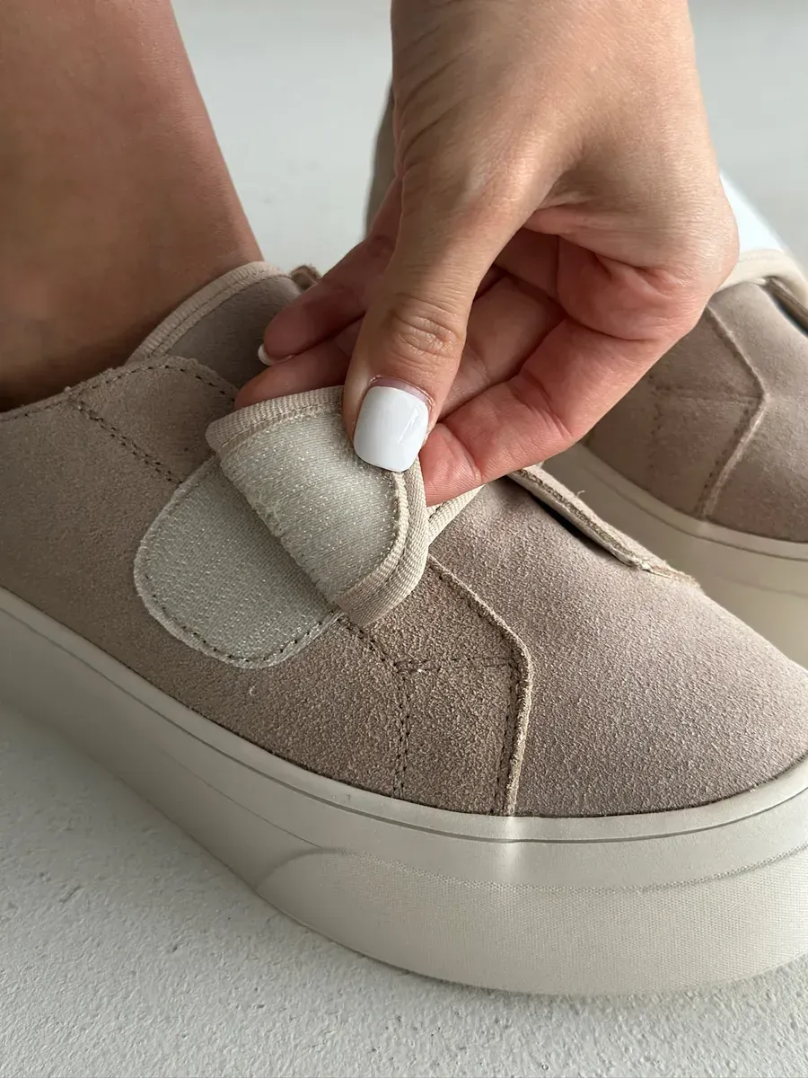 Лоферы женские натуральная замша