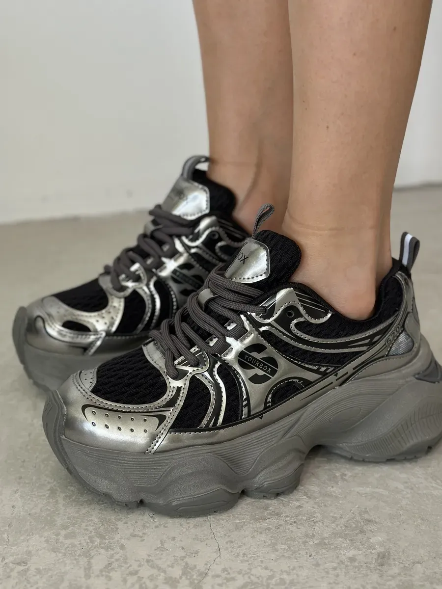 Кроссовки женские экокожа