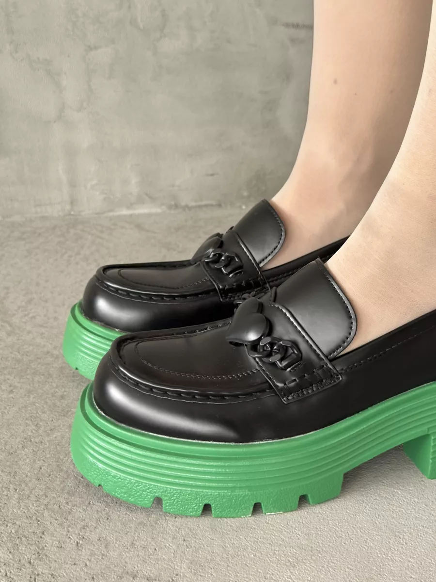 Лоферы женские экокожа