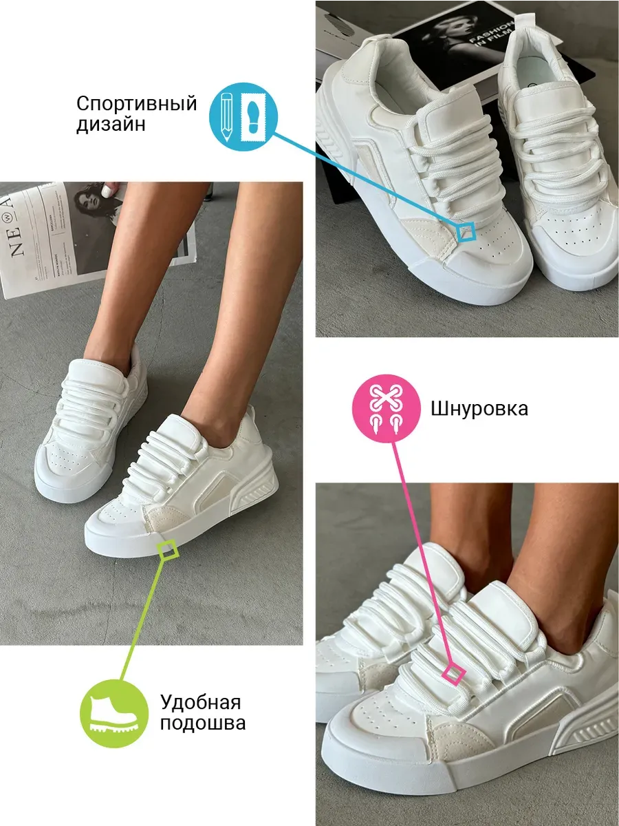 Кеды женские текстиль