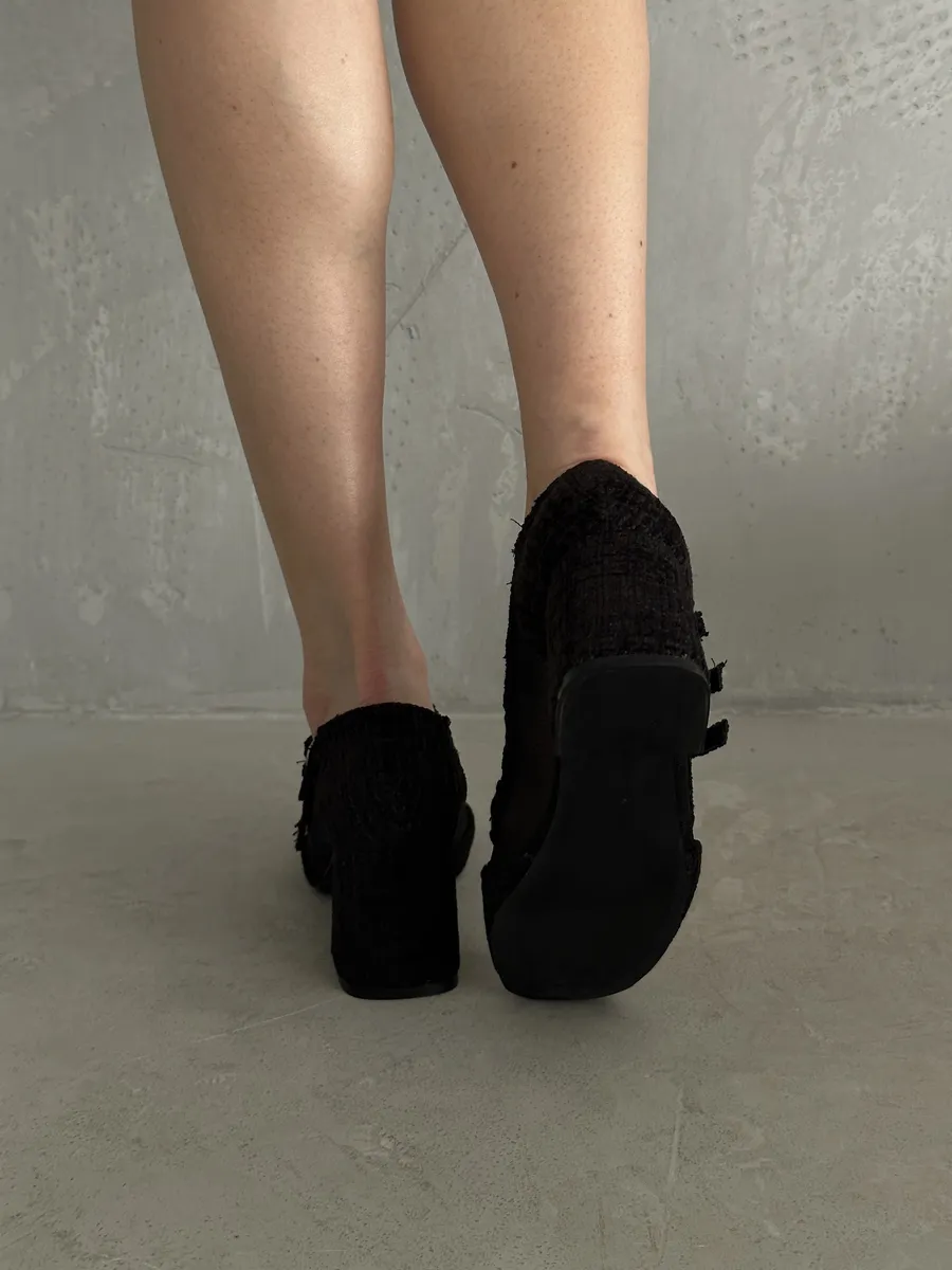 Туфли на каблуке вечерние мэри джейн