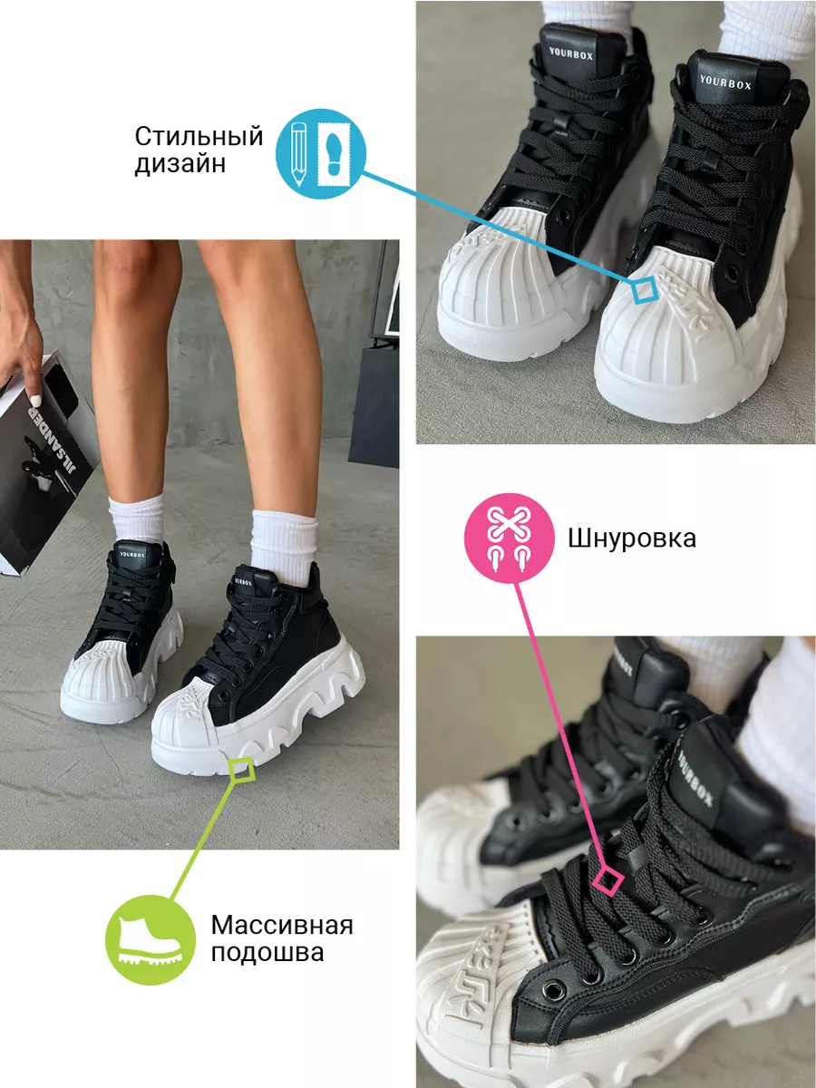 Кеды женские экокожа