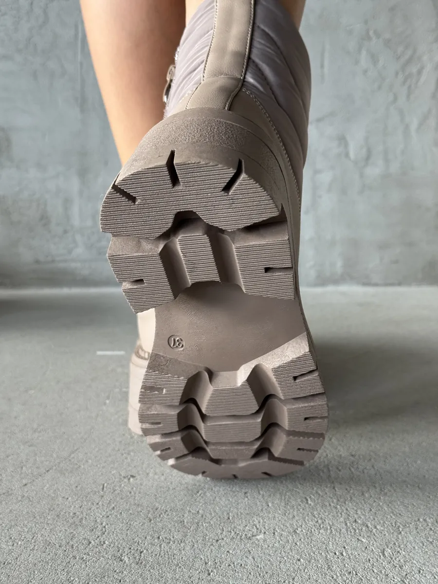 Ботинки женские текстиль шерсть