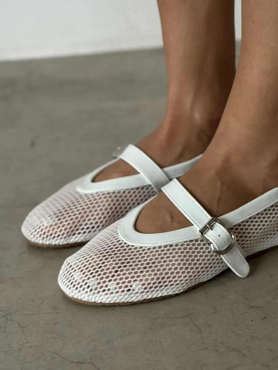 Балетки женские текстиль-сетка
