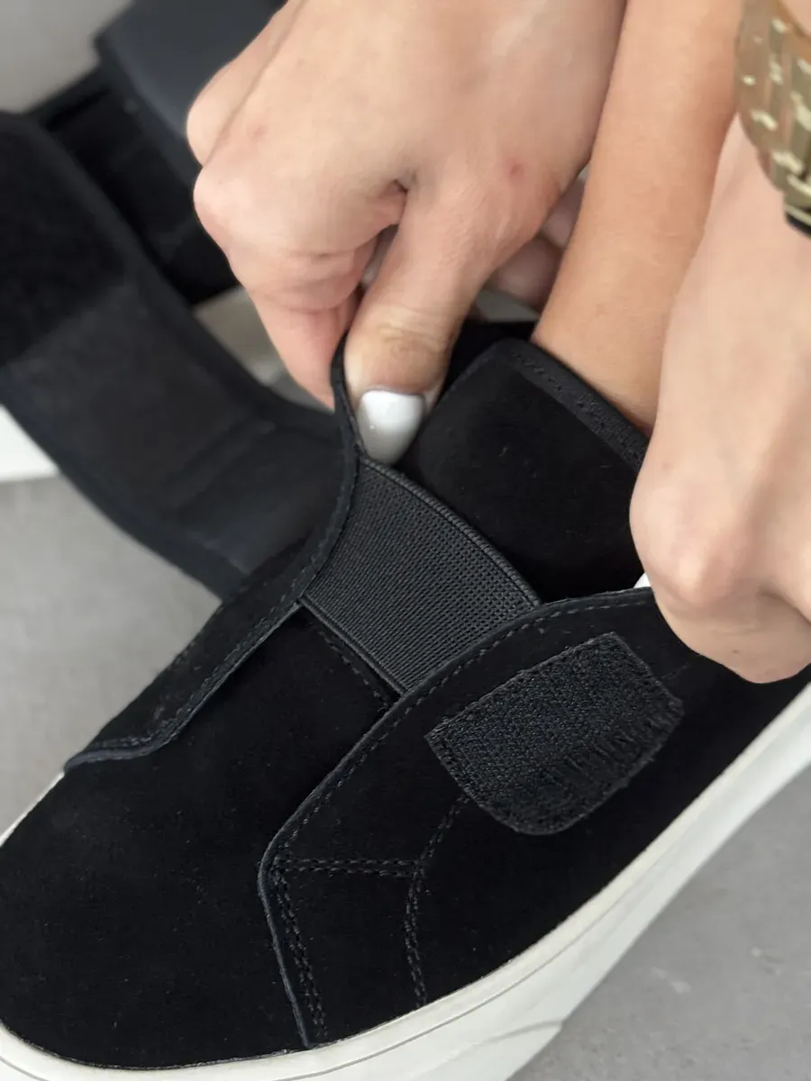 Лоферы женские натуральная замша