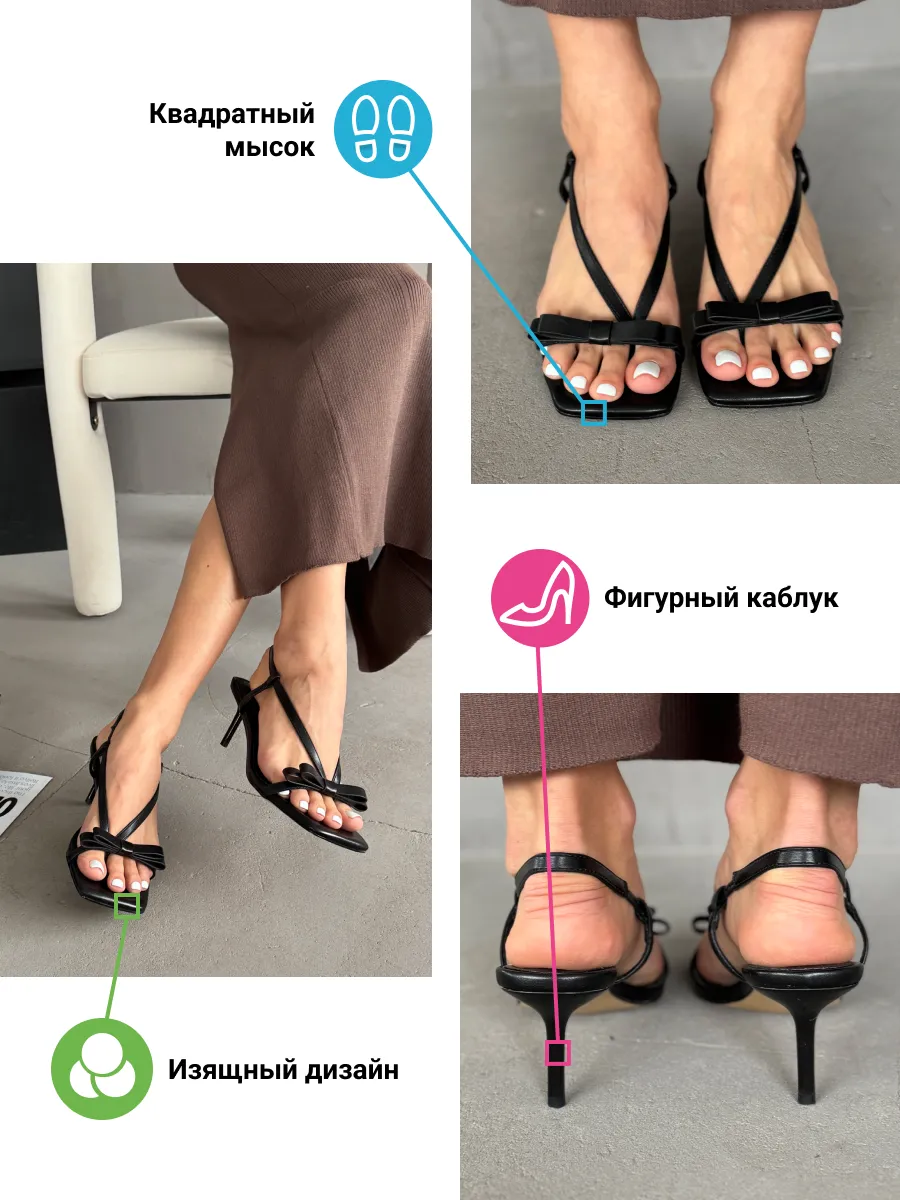 Босоножки женские экокожа