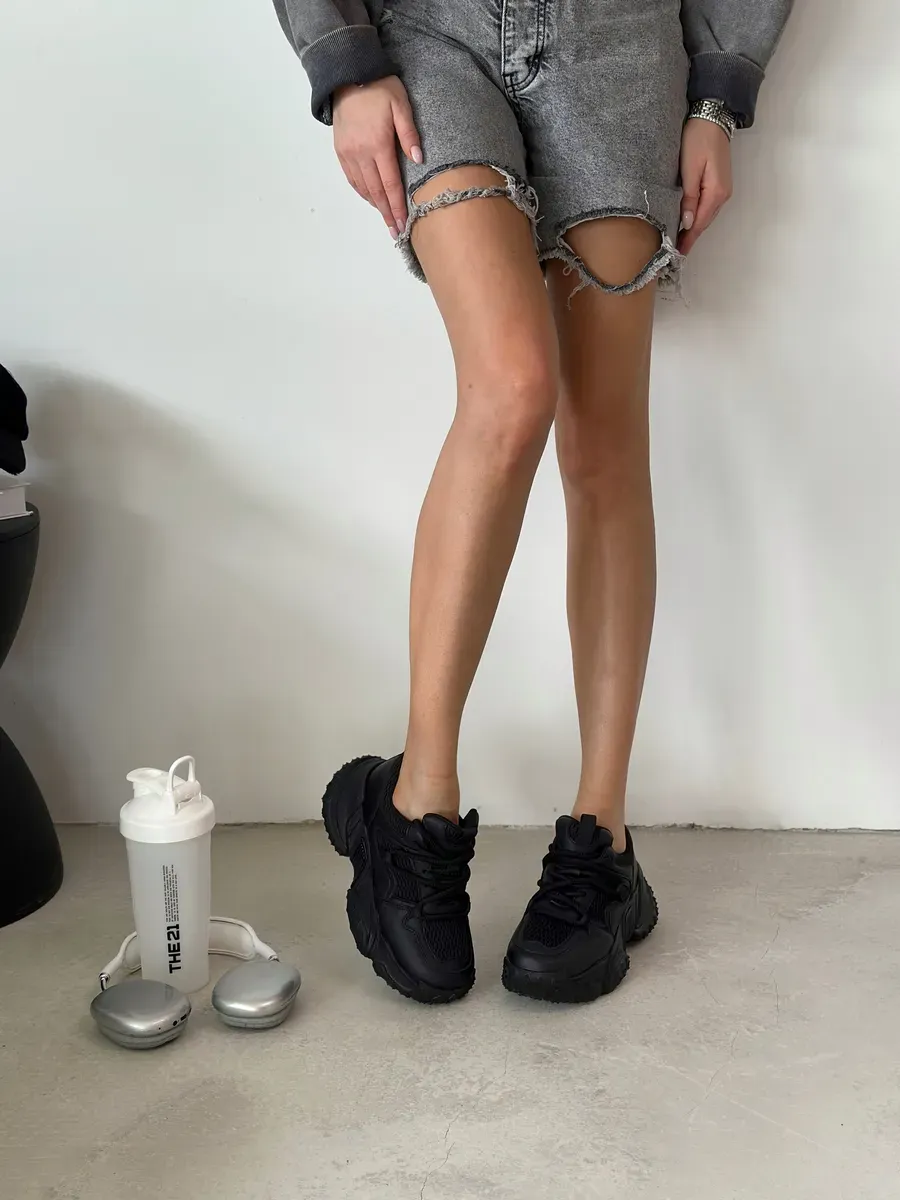 Кроссовки женские экокожа