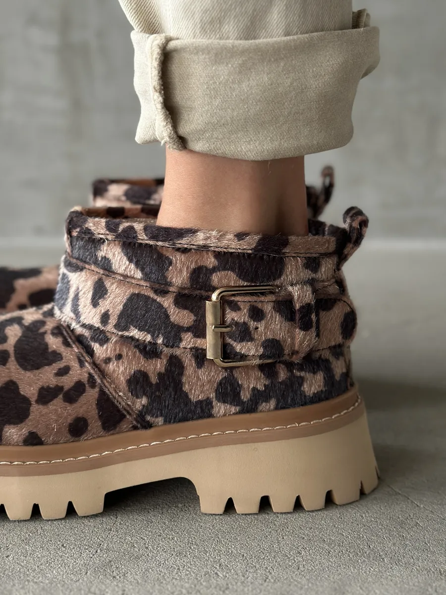 Ботинки женские экомех шерсть