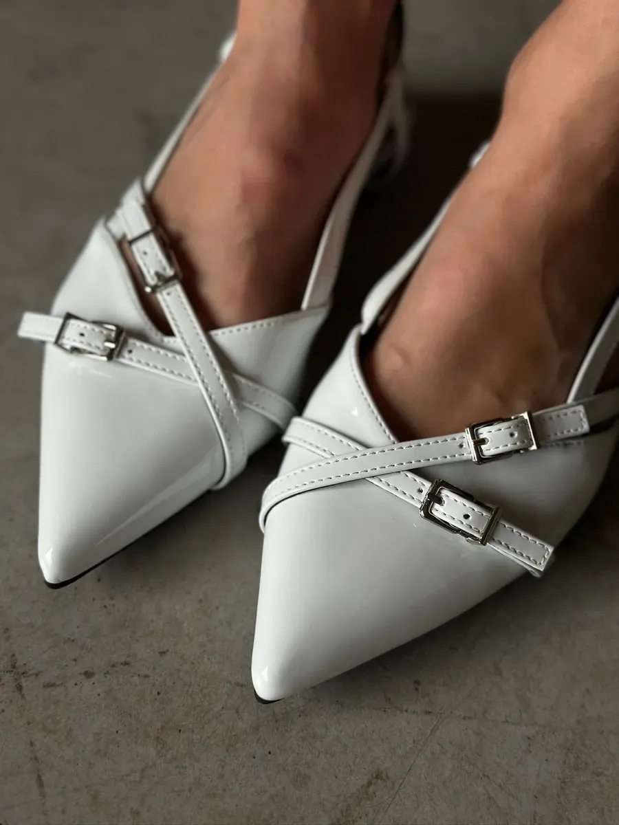 Туфли женские экокожа лак