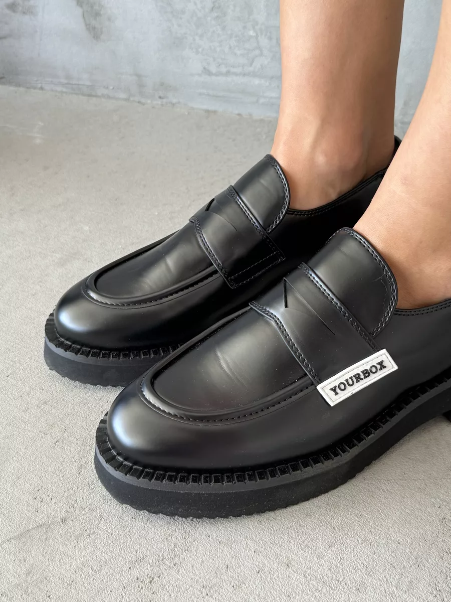 Лоферы женские экококожа