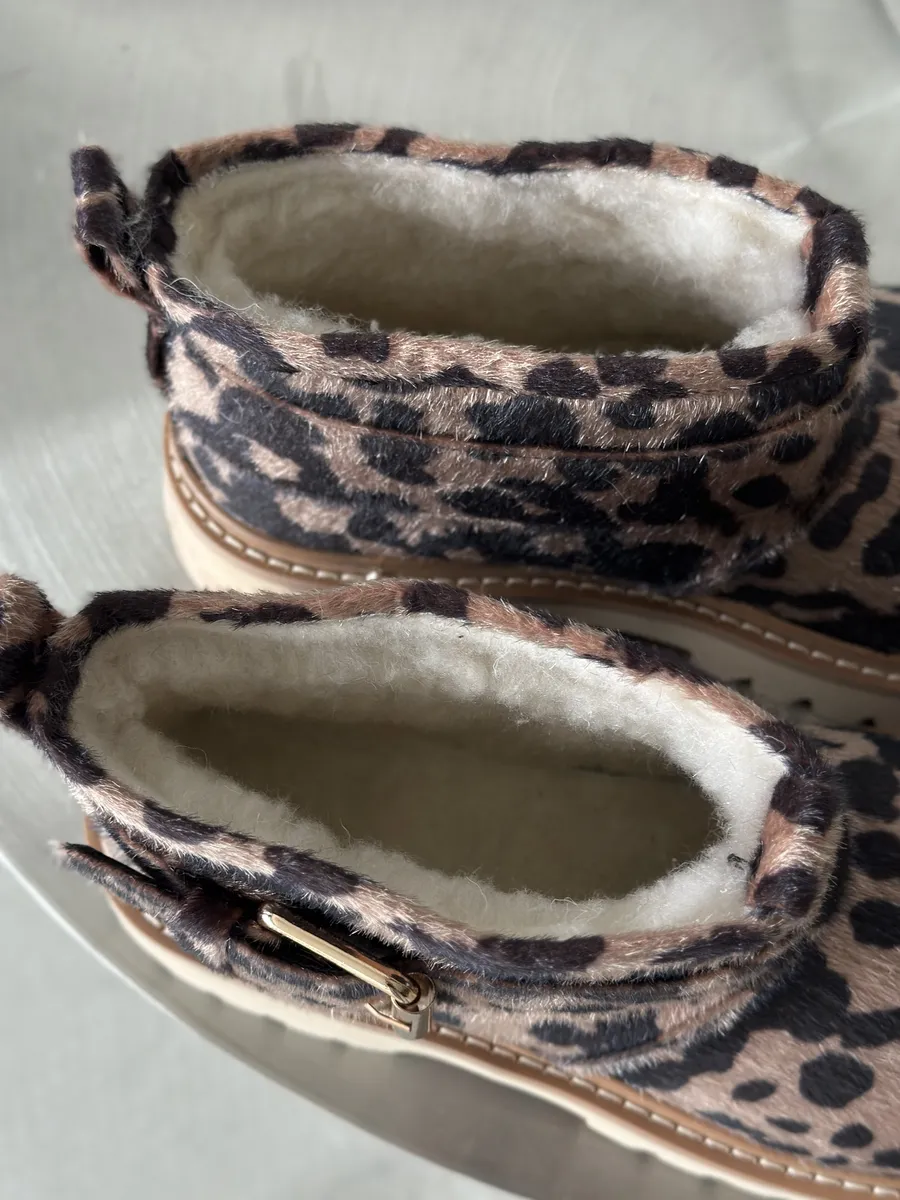 Ботинки женские экомех шерсть