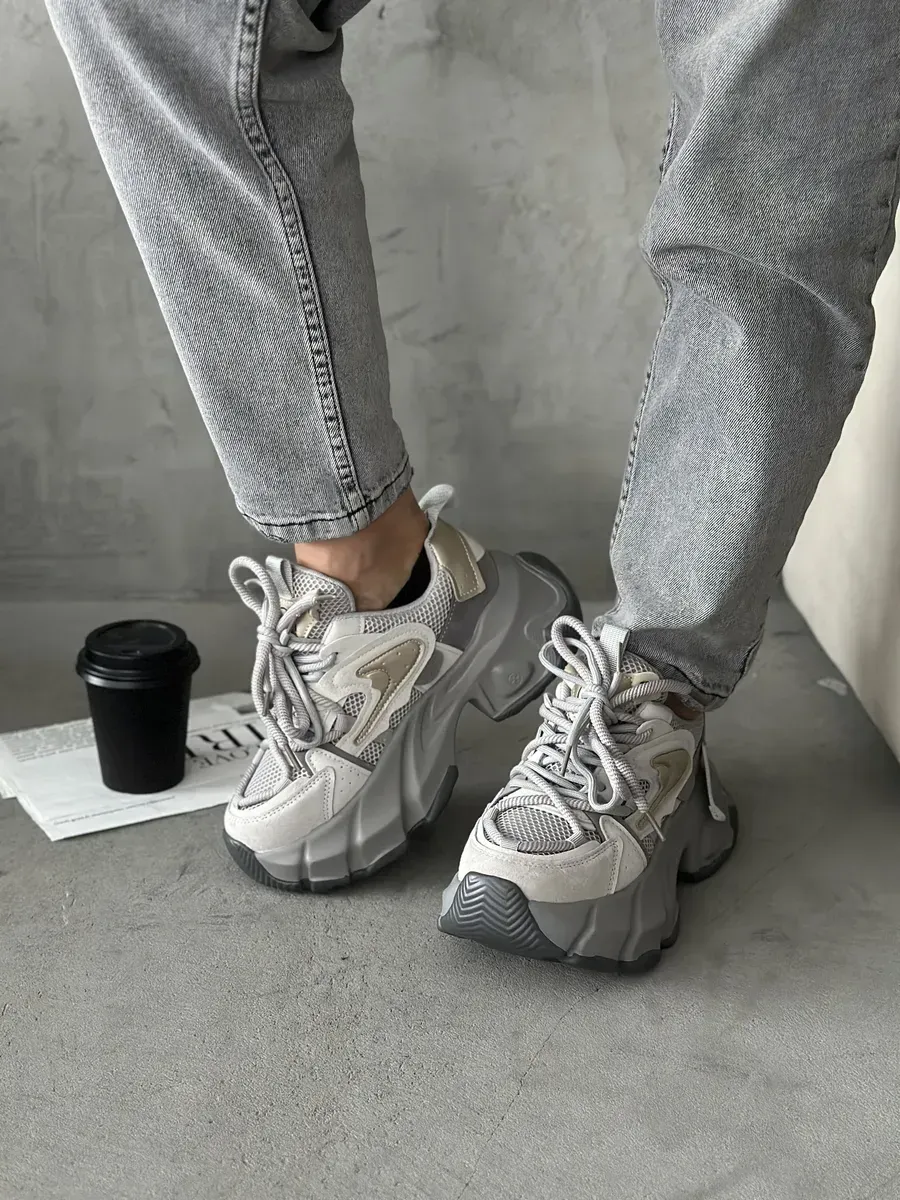 Кроссовки женские экокожа