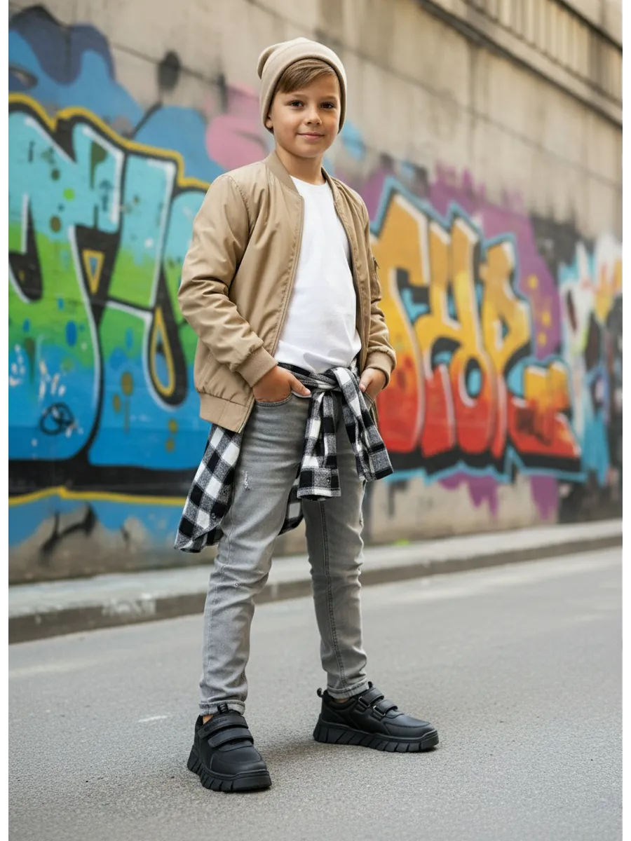 Демисезонные ботинки подростковые кеды