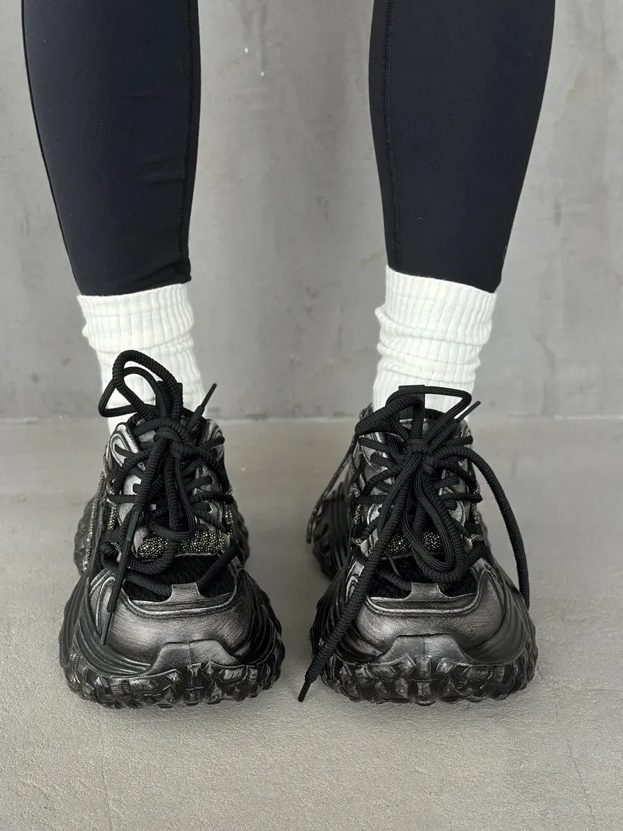 Кроссовки женские экокожа