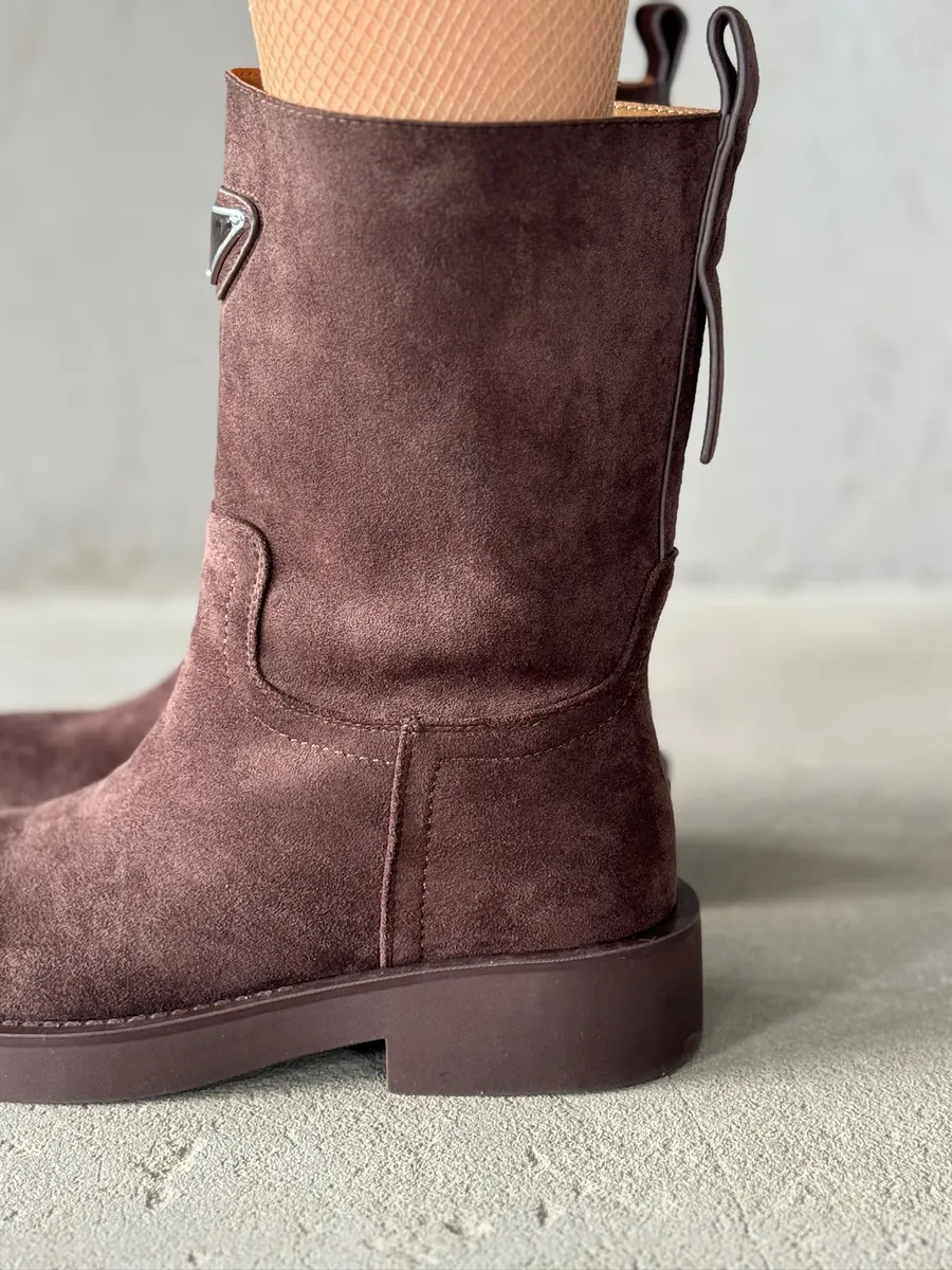 Ботинки женские текстиль шерсть