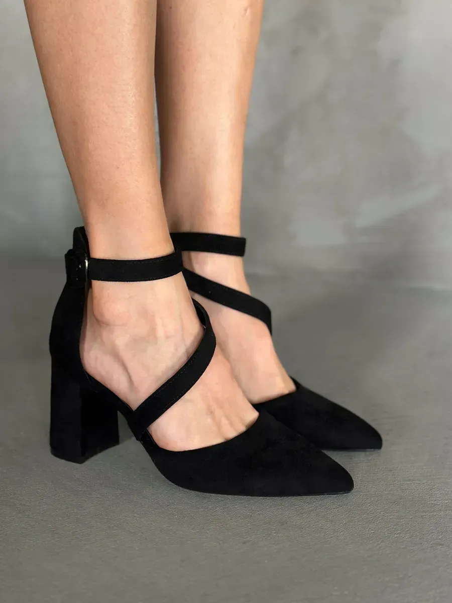 Туфли женские экозамша