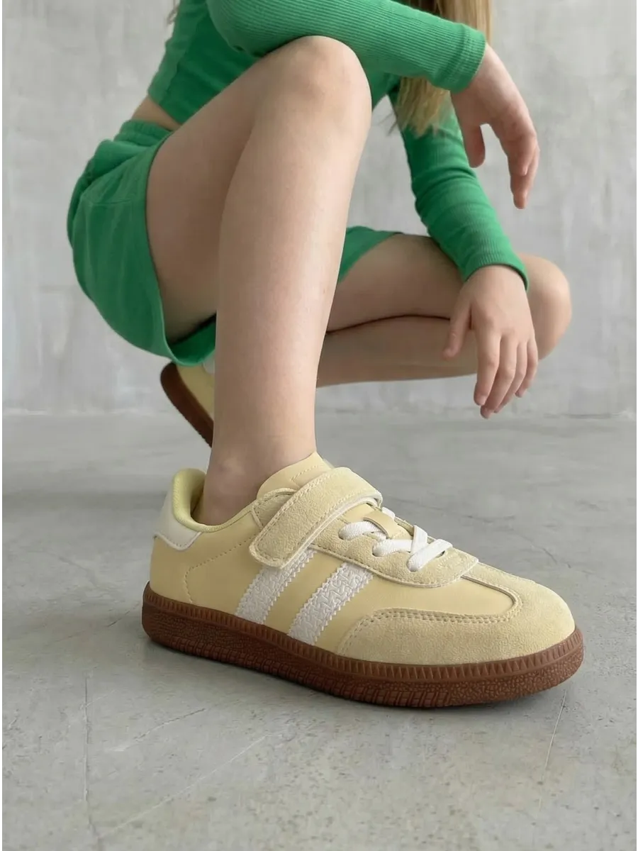 Демисезонные кроссовки детские на платформе