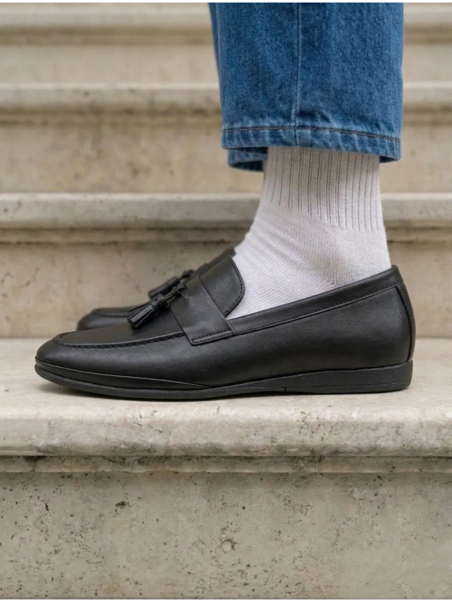 Кожаные лоферы мужские классические