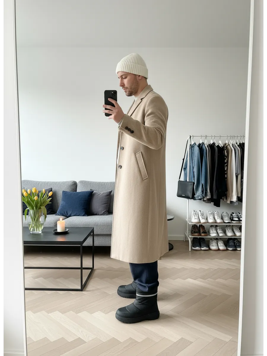 Дутики мужские зимние короткие