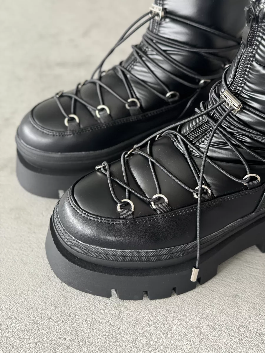Дутики женские текстиль шерсть