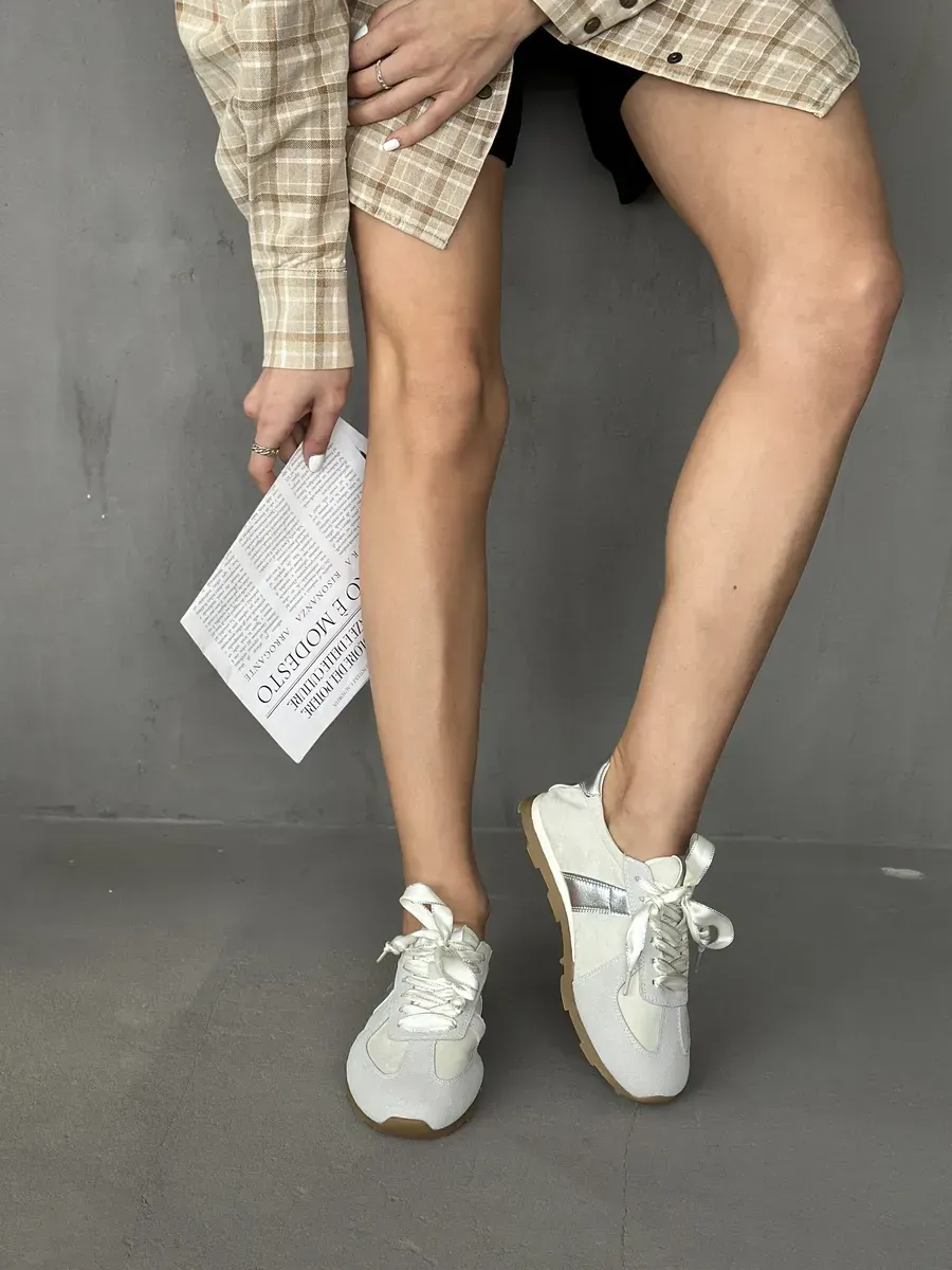 Кеды женские экокожа