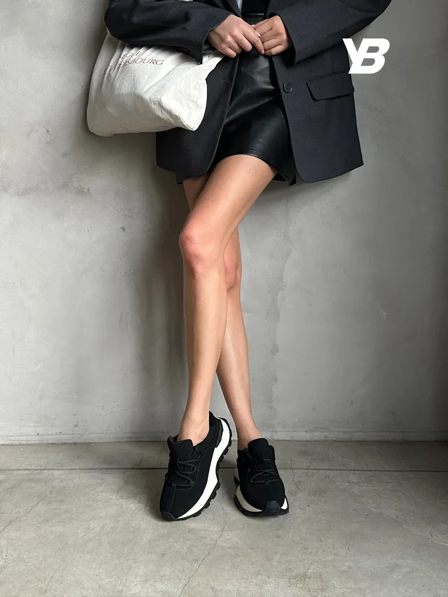 Кроссовки женские экозамша