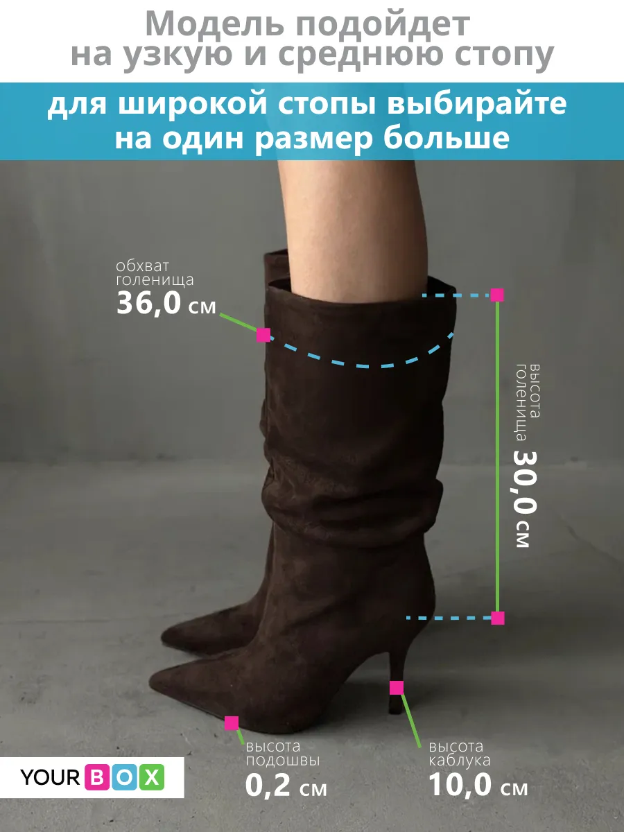 Сапоги женские демисезонные на каблуке весенние