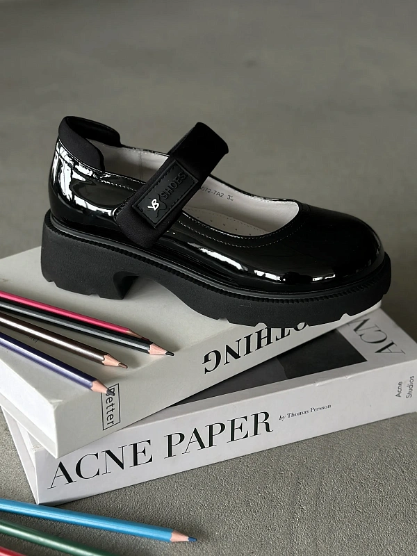 Туфли для девочки на платформе мери джейн