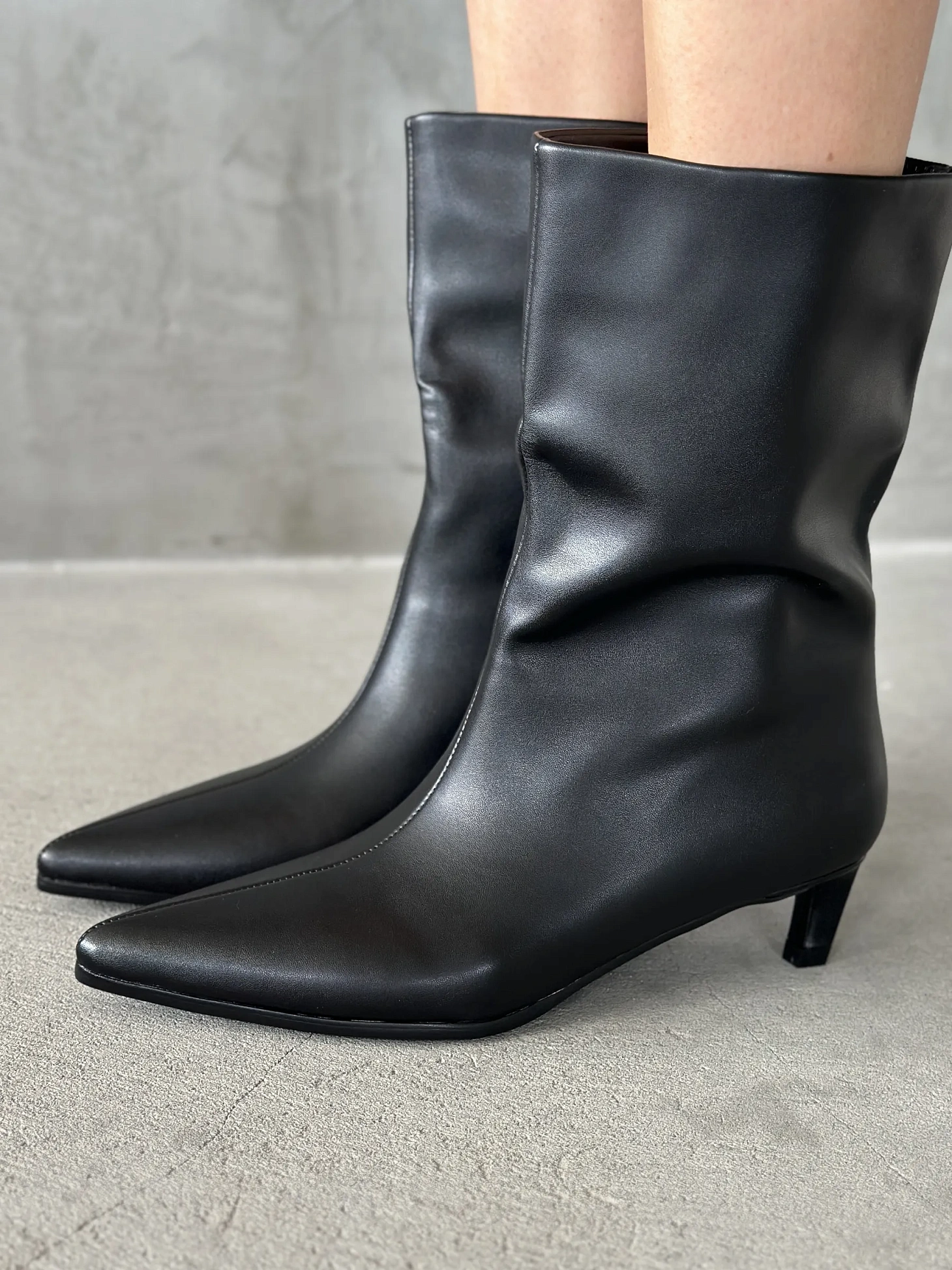 Ботильоны женские экокожа