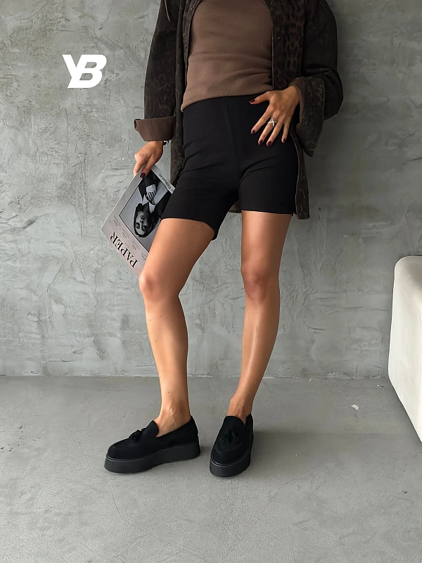 Лоферы женские экозамша 