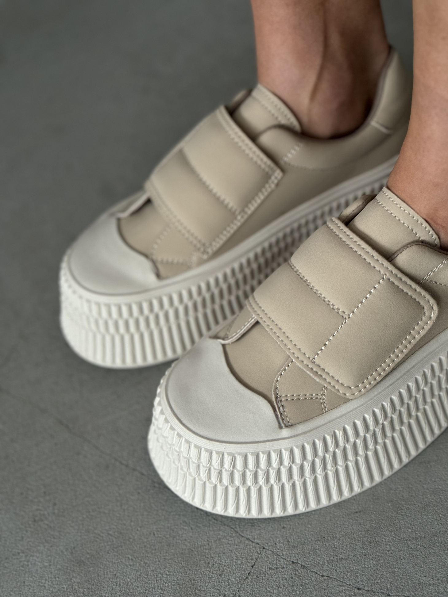 Кеды женские экокожа