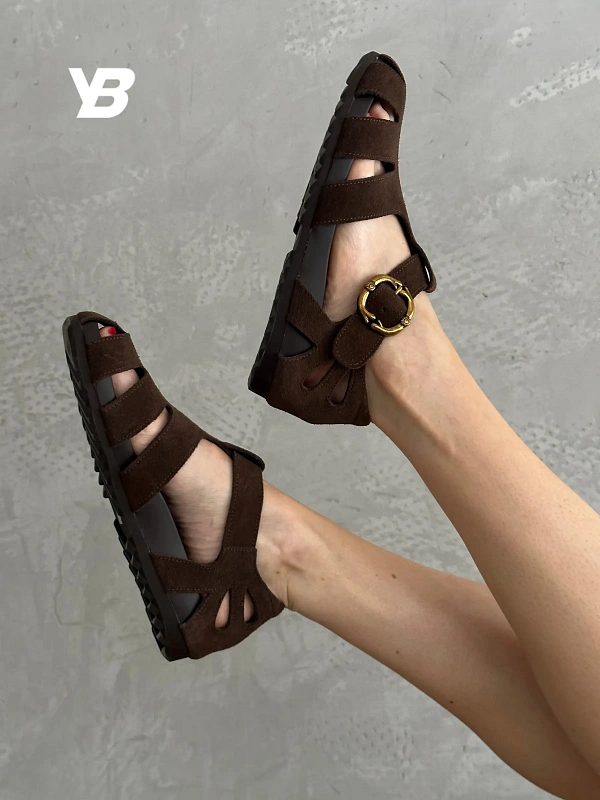 Летние босоножки женские с закрытым носом