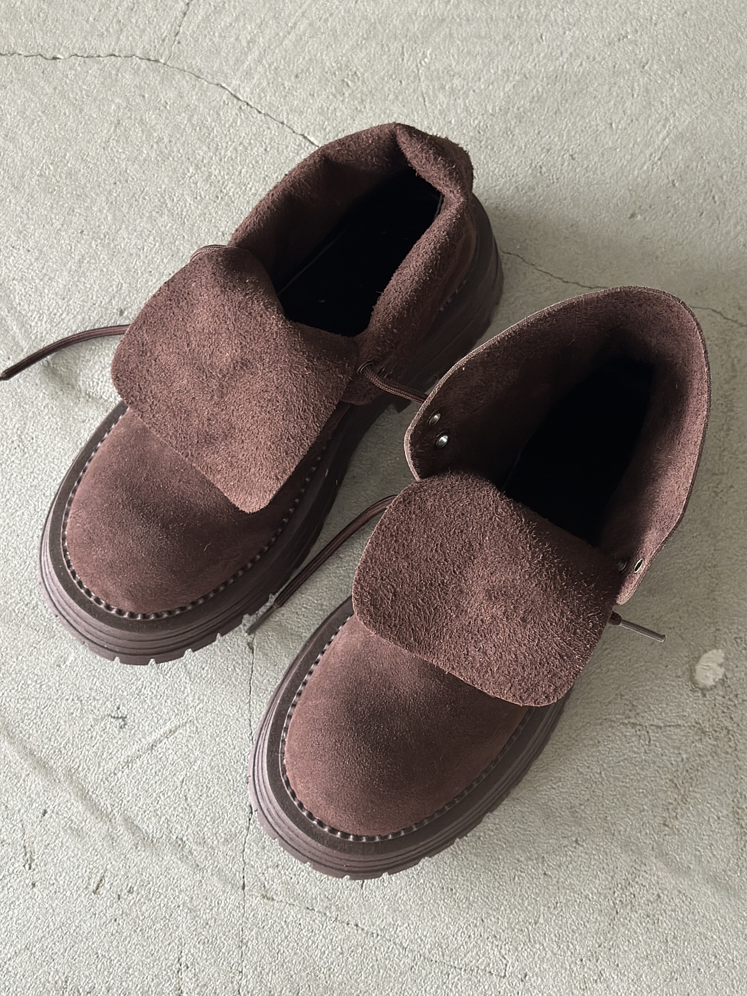 Ботинки женские натуральная замша