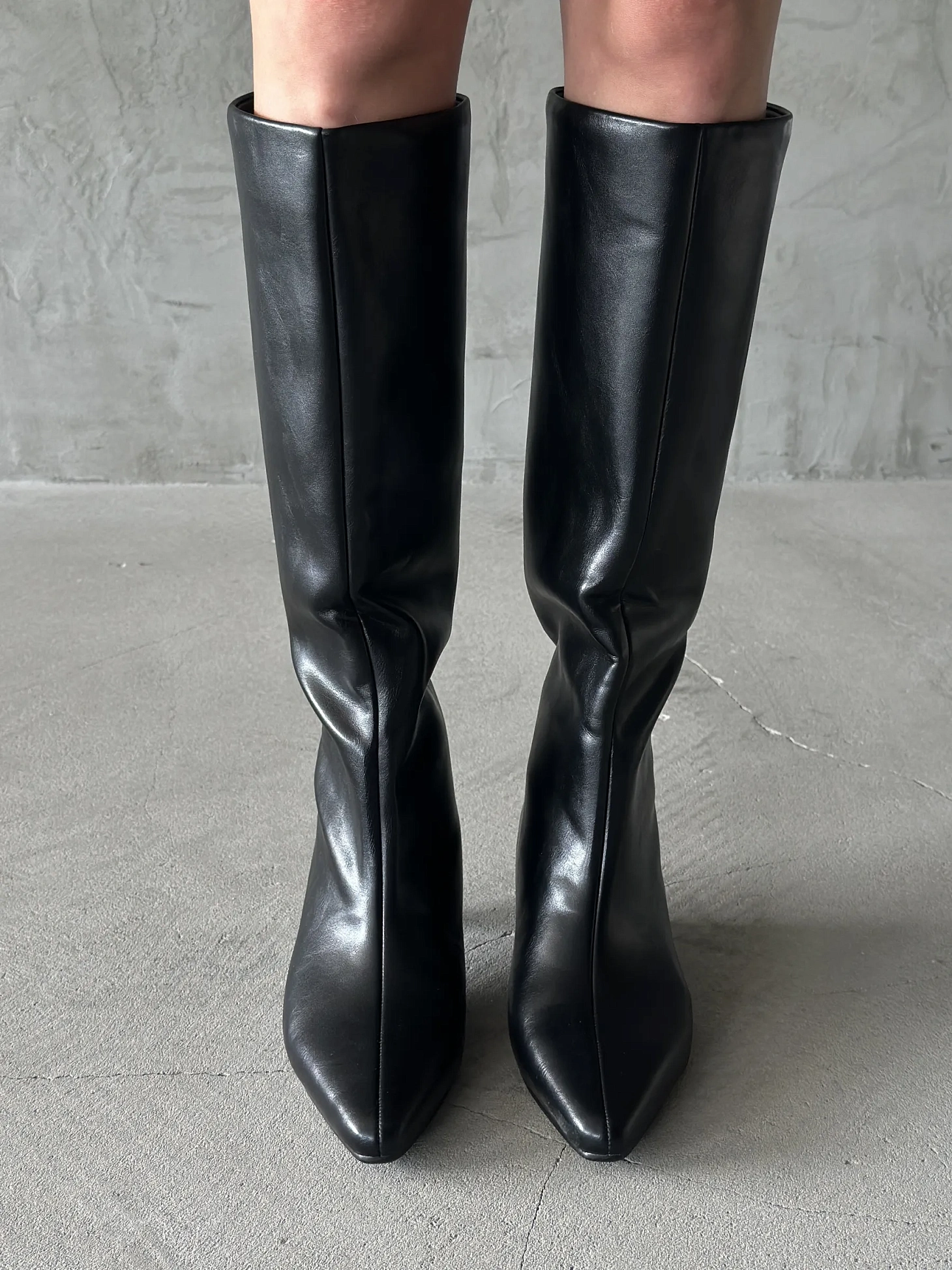 Сапоги женские экокожа