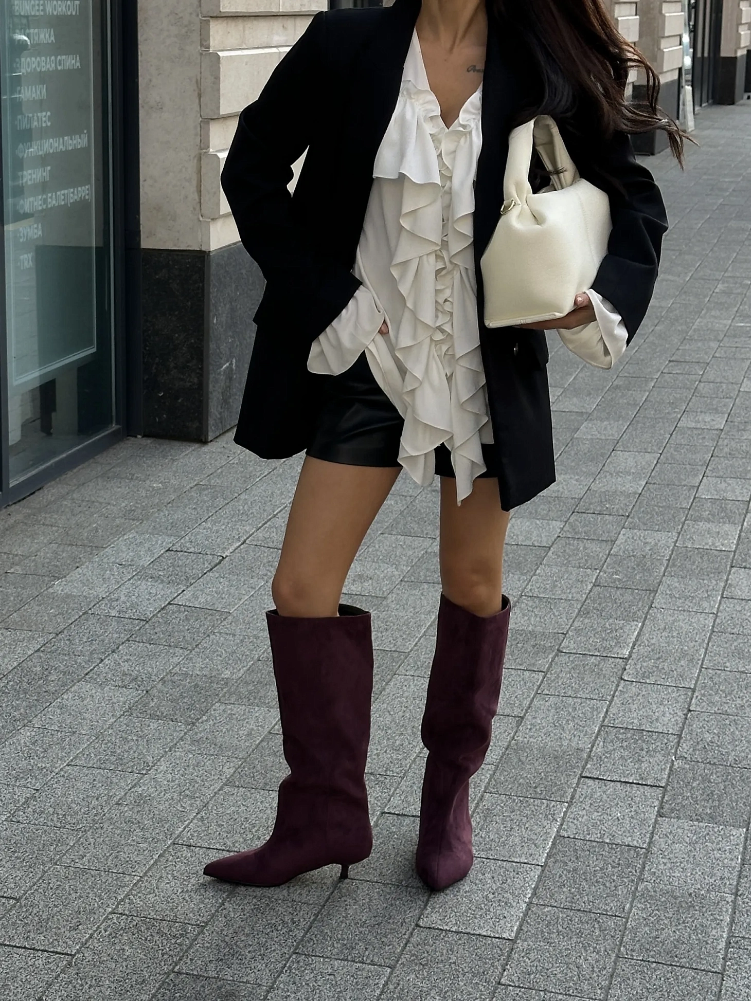 Сапоги женские текстиль