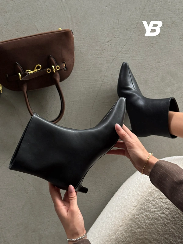 Ботильоны на низком каблуке демисезонные