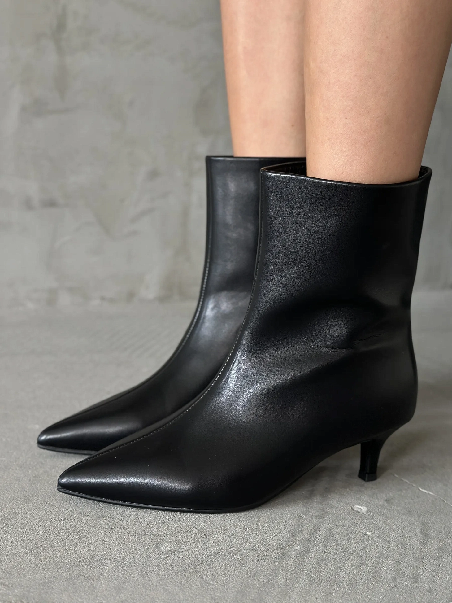 Ботильоны женские экокожа