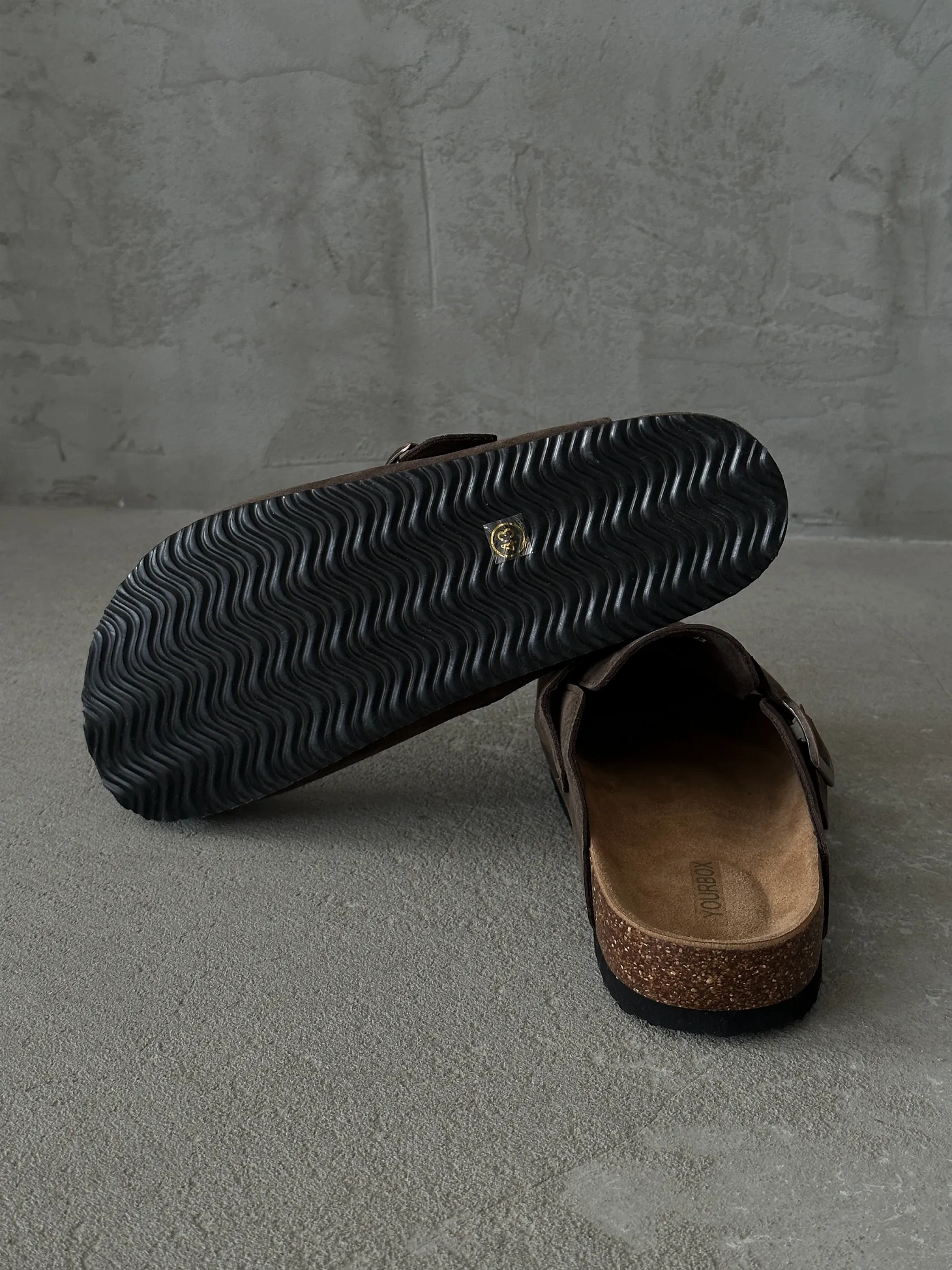 Летние шлепанцы мужские биркенштоки на платформе