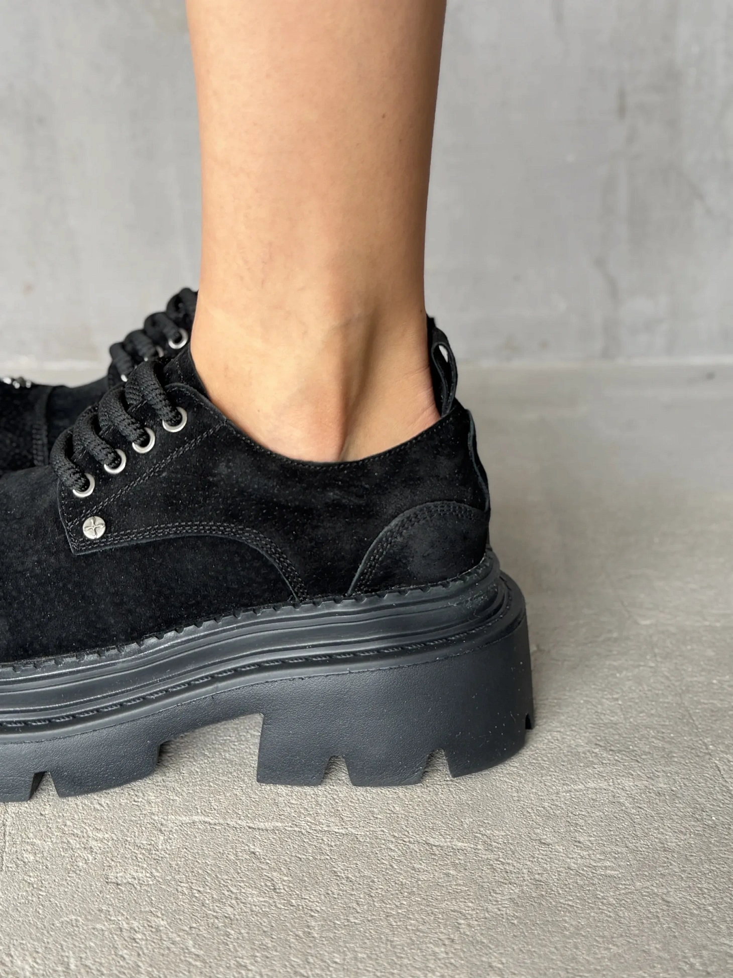 Ботинки женские натуральная замша