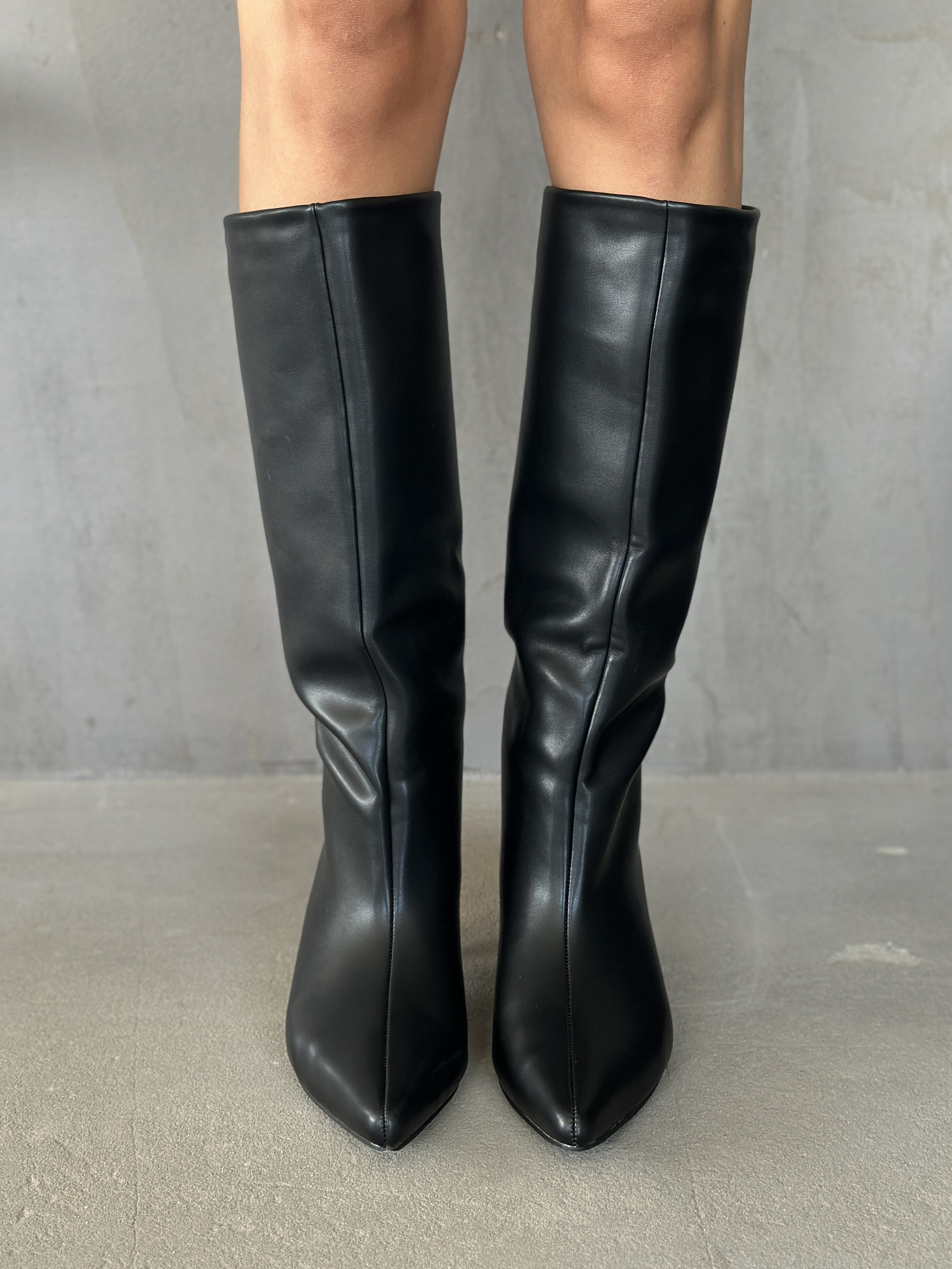 Сапоги женские экокожа