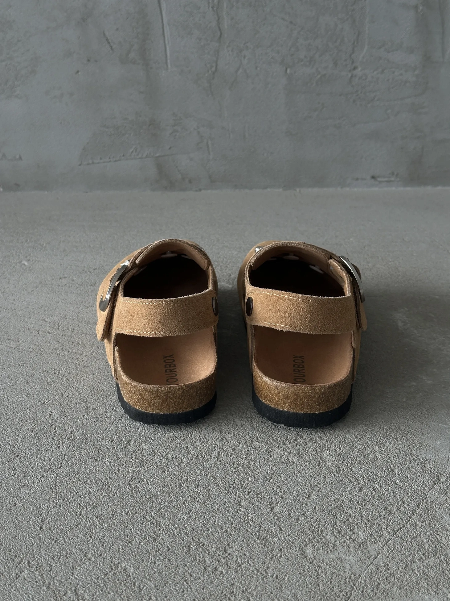 Летние сабо подростковые на высокой платформе